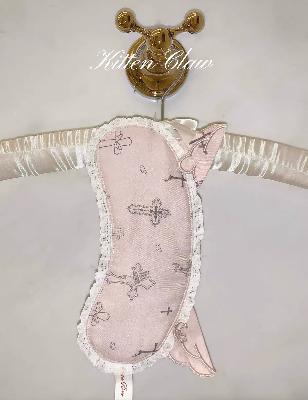 KittenClaw Pink EyeMask Tencel Lyocell Fabric