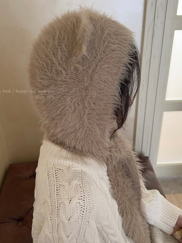 Get trendy with [Faux Fur] Baby Bear Ear Shaped Beanie And Scarf - Accessories available at Peiliee Shop. Grab yours for $14.90 today!