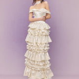 - Songe Atelier - Bourrée Ruffle Wedding Bridal Dress Tailor Made
