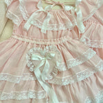 Get trendy with [August Unicorn] The blooming dream crop top and skirt set - Dresses available at Peiliee Shop. Grab yours for $68 today!