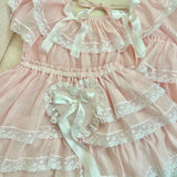 Get trendy with [August Unicorn] The blooming dream crop top and skirt set - Dresses available at Peiliee Shop. Grab yours for $68 today!