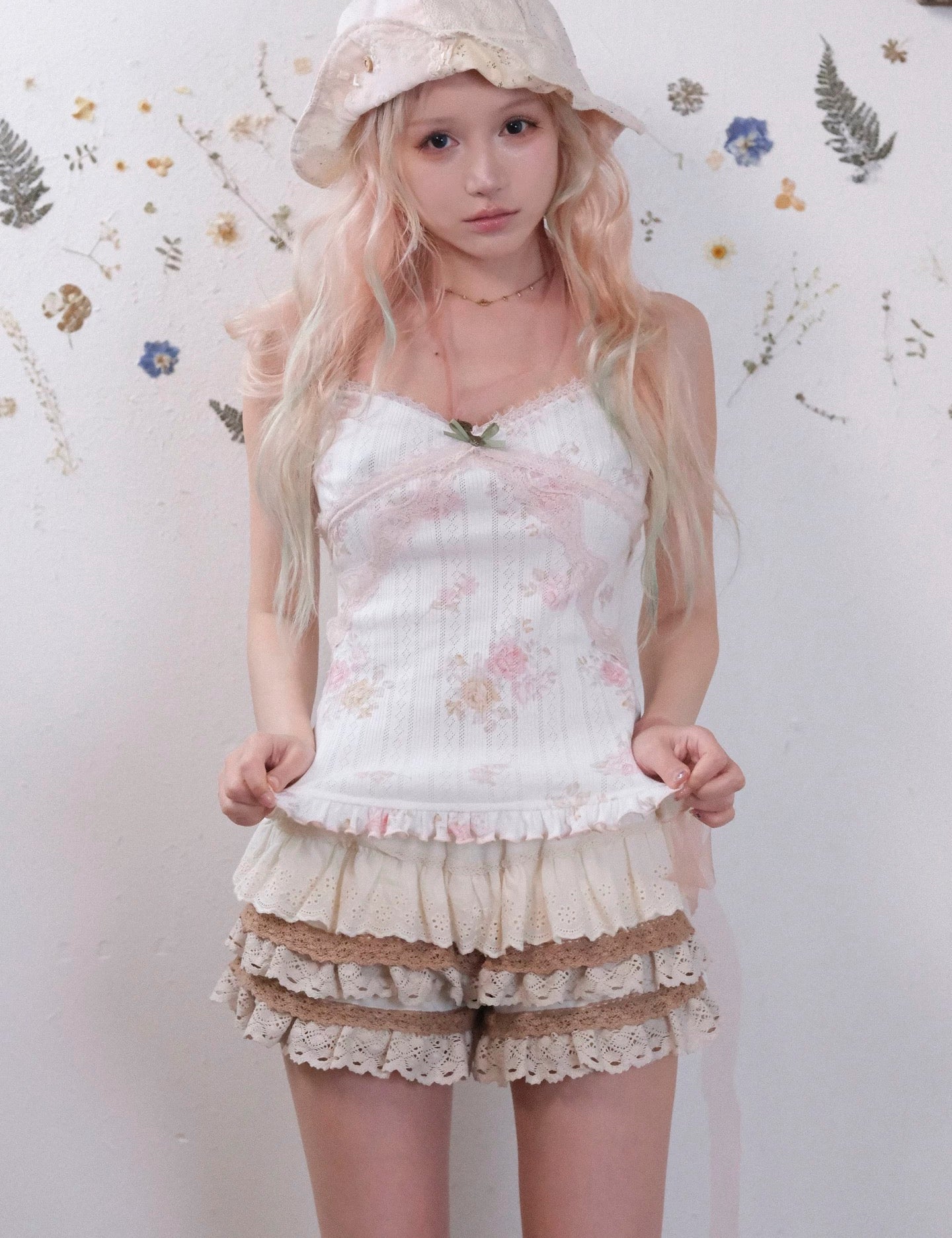 Rose Island Fairy Whisper layered bloomer shorts