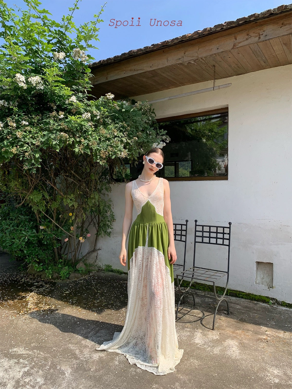 Get trendy with [SPOII UNOSA] Cottage Fairy Tale Lace Dress Holiday Dress Gown -  available at Peiliee Shop. Grab yours for $86 today!
