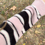 Get trendy with Blackpink faux fur polo oversized sweater - Sweater available at Peiliee Shop. Grab yours for $25.50 today!
