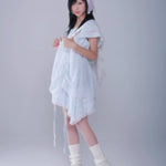 Get trendy with Mermaid Lagoon Mini Floral Dress - Dress available at Peiliee Shop. Grab yours for $58 today!