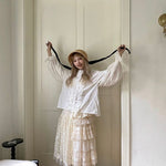 Get trendy with [August Unicorn] Wedding Lace Cake  Skirt - Dresses available at Peiliee Shop. Grab yours for $129 today!