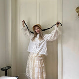 Get trendy with [August Unicorn] Wedding Lace Cake  Skirt - Dresses available at Peiliee Shop. Grab yours for $129 today!