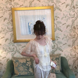 Rose Candy Summer Rose Cottage Princess Lace Cami and Mini Shawl Set
