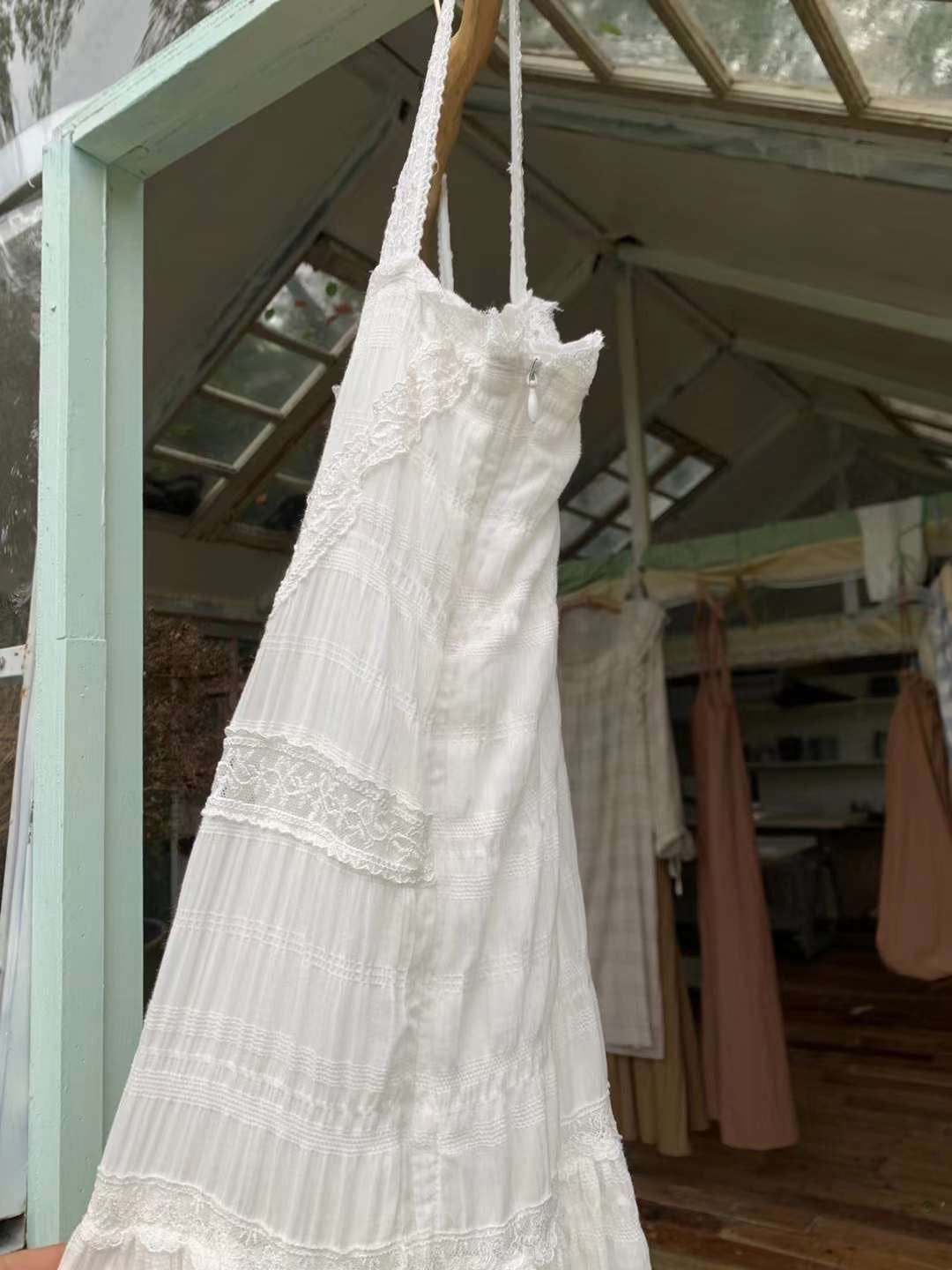Get trendy with [Tailor Made] Sakura Cottage Handmade Cotton Dress -  available at Peiliee Shop. Grab yours for $39 today!