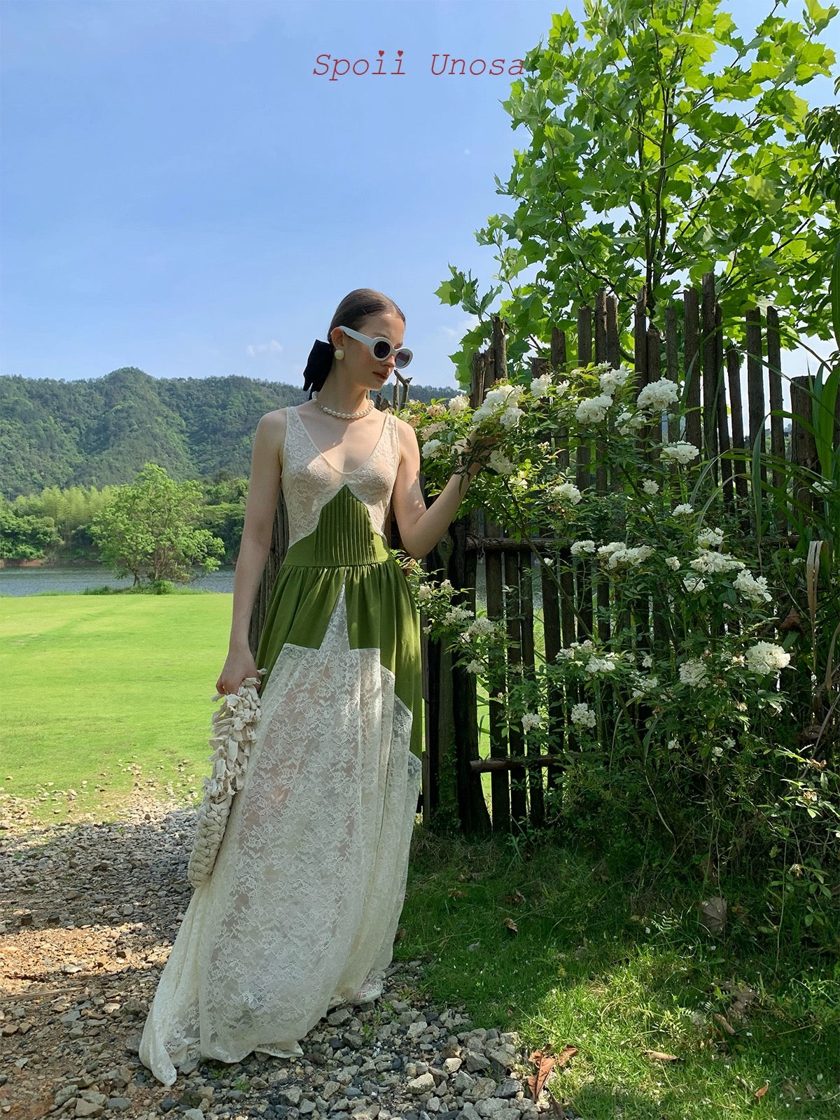 Get trendy with [SPOII UNOSA] Cottage Fairy Tale Lace Dress Holiday Dress Gown -  available at Peiliee Shop. Grab yours for $86 today!