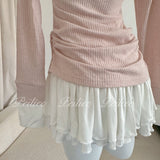 Get trendy with [Peiliee Design] Soft Girl Era 2 in 1 sweater mini dress - Apparel & Accessories available at Peiliee Shop. Grab yours for $45 today!