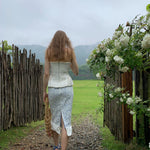 Get trendy with [SPOII UNOSA] Pearly Mermaid Midi Skirt -  available at Peiliee Shop. Grab yours for $65 today!