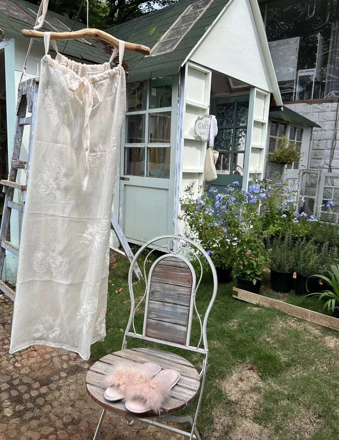 Get trendy with [Tailor Made] Cottage Dreams Handmade Cotton Dress -  available at Peiliee Shop. Grab yours for $89 today!