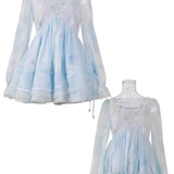 Rose Island Letter from the Moon Long sleeves Jellyfish Dress