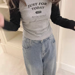 Get trendy with School days cotton shirt top with long sleeves - Sweater available at Peiliee Shop. Grab yours for $16 today!