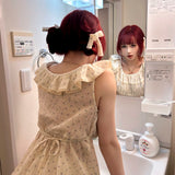 [Rose Island] Rosy Lullaby Cotton Loungewear Set