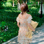 Get trendy with [SALE] Afternoon Garden floral mini dress - Dresses available at Peiliee Shop. Grab yours for $26.80 today!