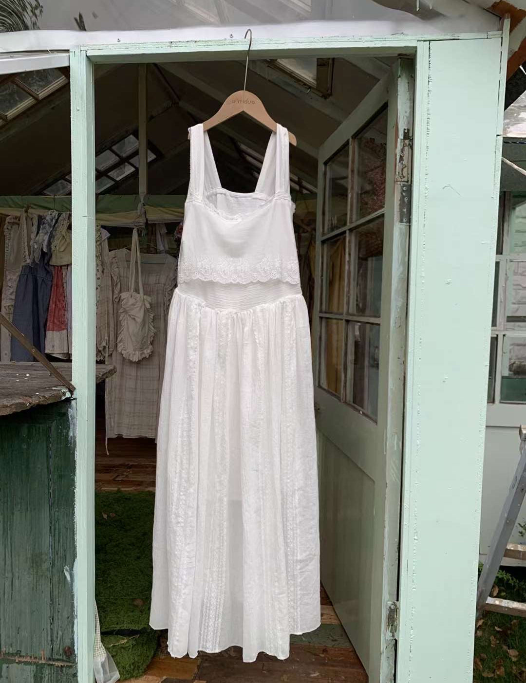 Get trendy with [Tailor Made] Angelic Moment Handmade Cotton Dress -  available at Peiliee Shop. Grab yours for $89 today!