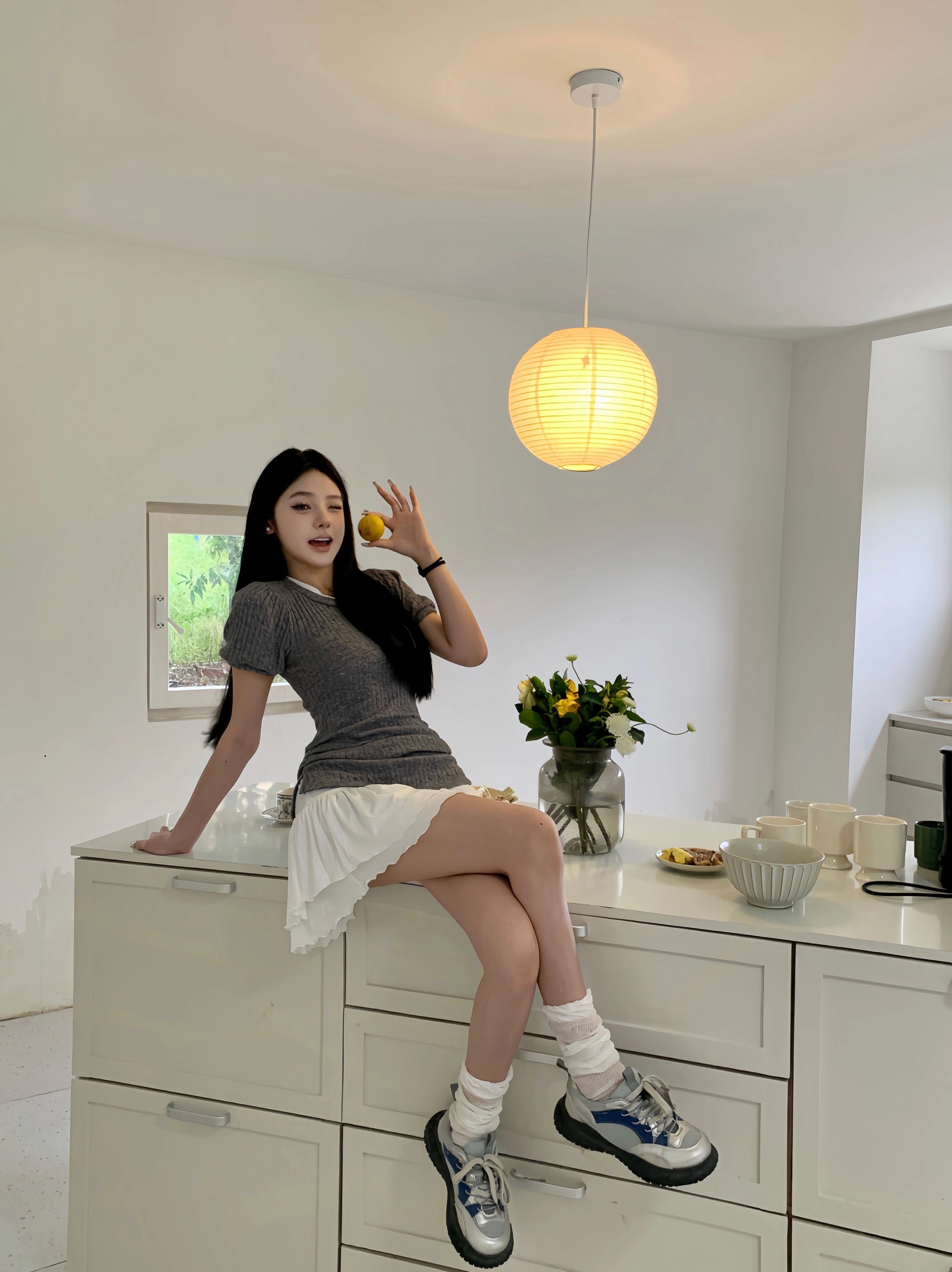 Get trendy with [Customizable] High school sweetheart 2 in 1 cotton mini dress -  available at Peiliee Shop. Grab yours for $45 today!