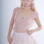Get trendy with I love being me - Rose Island Crop Top -  available at Peiliee Shop. Grab yours for $26 today!