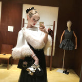SheepKiss Swan Lake Maxi Tulle Silk Skirt