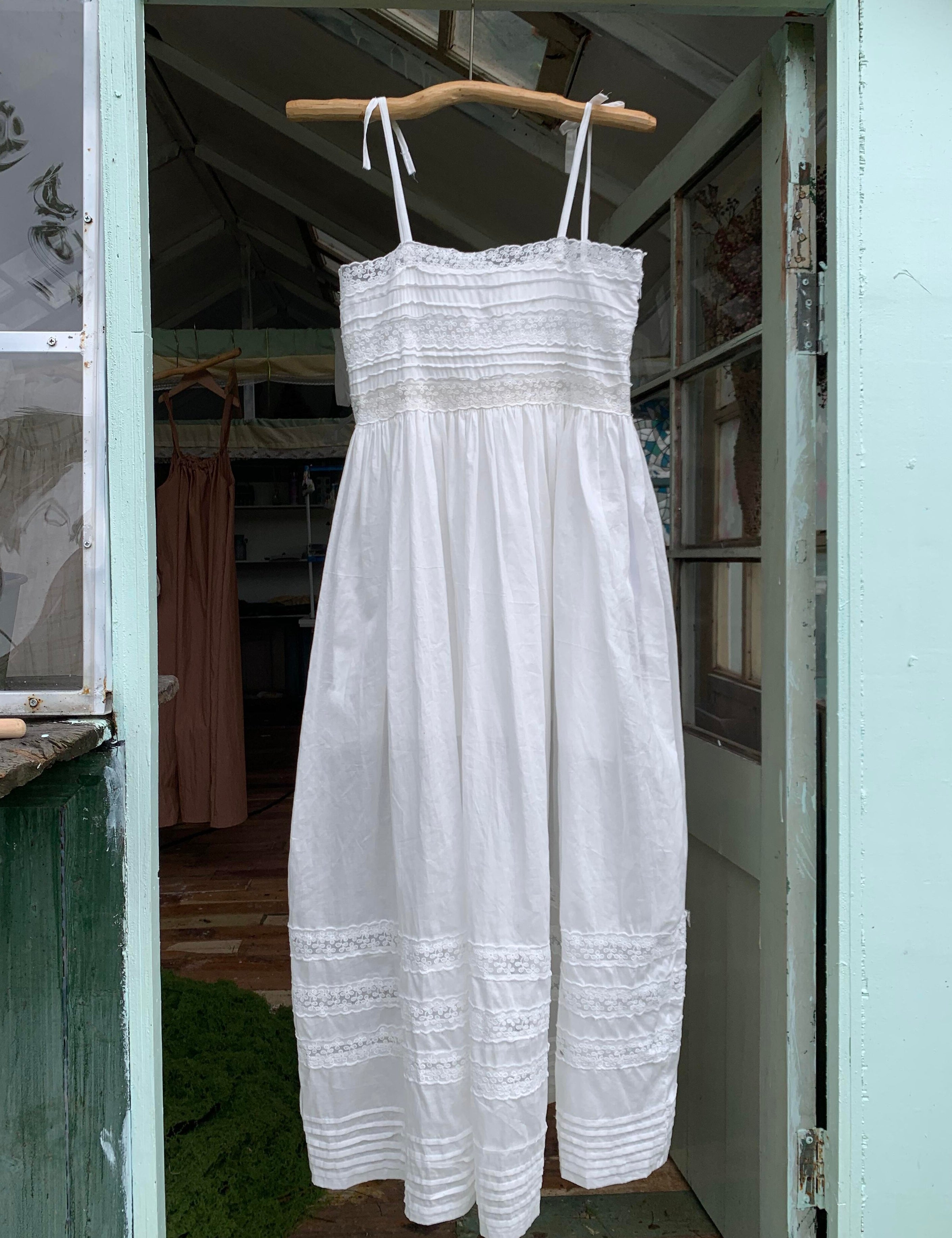 Get trendy with [Tailor Made] Aroma After Rain Handmade Cotton Dress -  available at Peiliee Shop. Grab yours for $89 today!