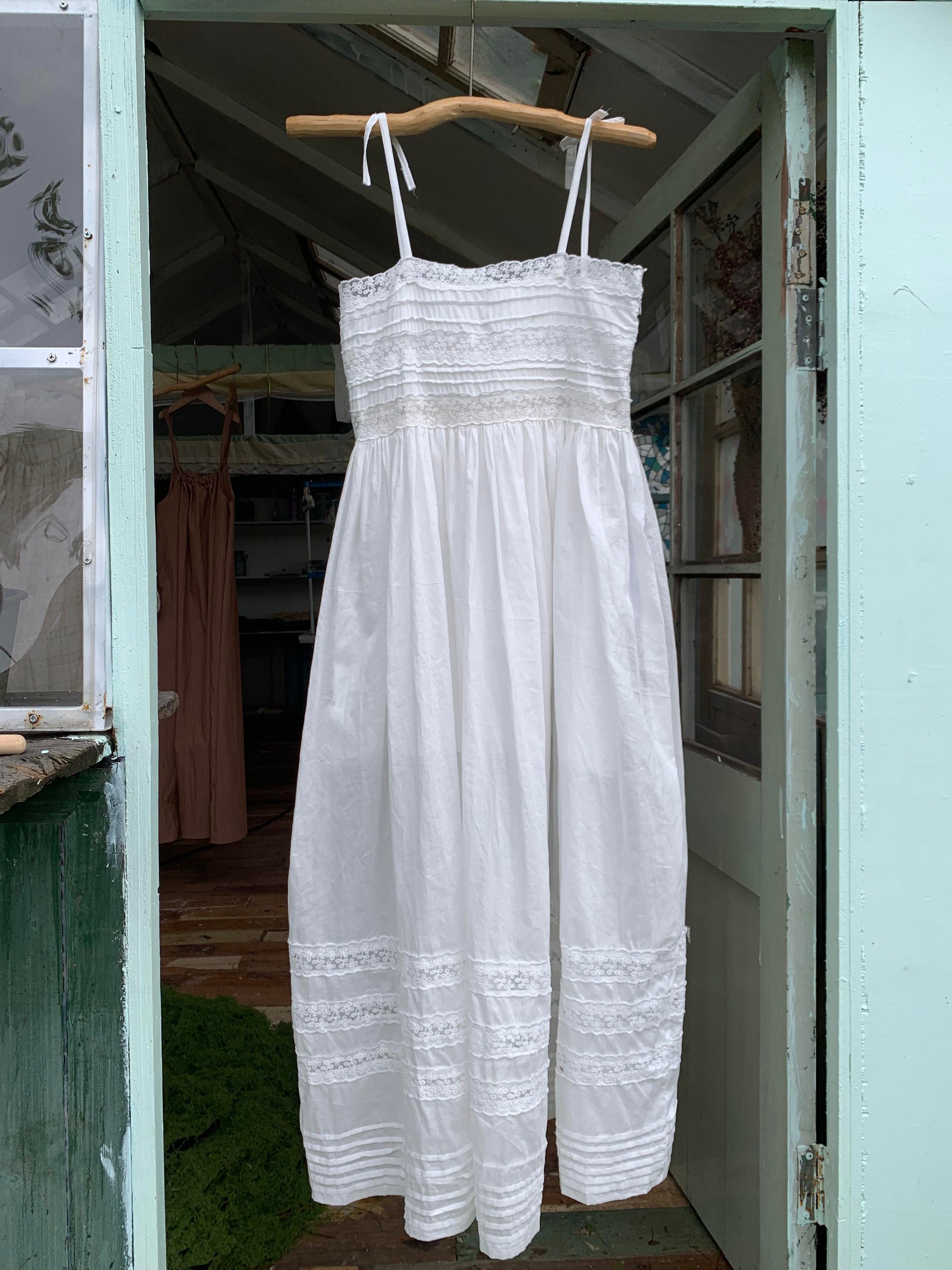 Get trendy with [Tailor Made] Aroma After Rain Handmade Cotton Dress -  available at Peiliee Shop. Grab yours for $89 today!