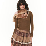Rose Island Forest Rose Mini Skirt