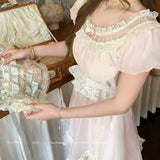 Doll’s Holiday Vintage Babydoll Mini Dress Pink