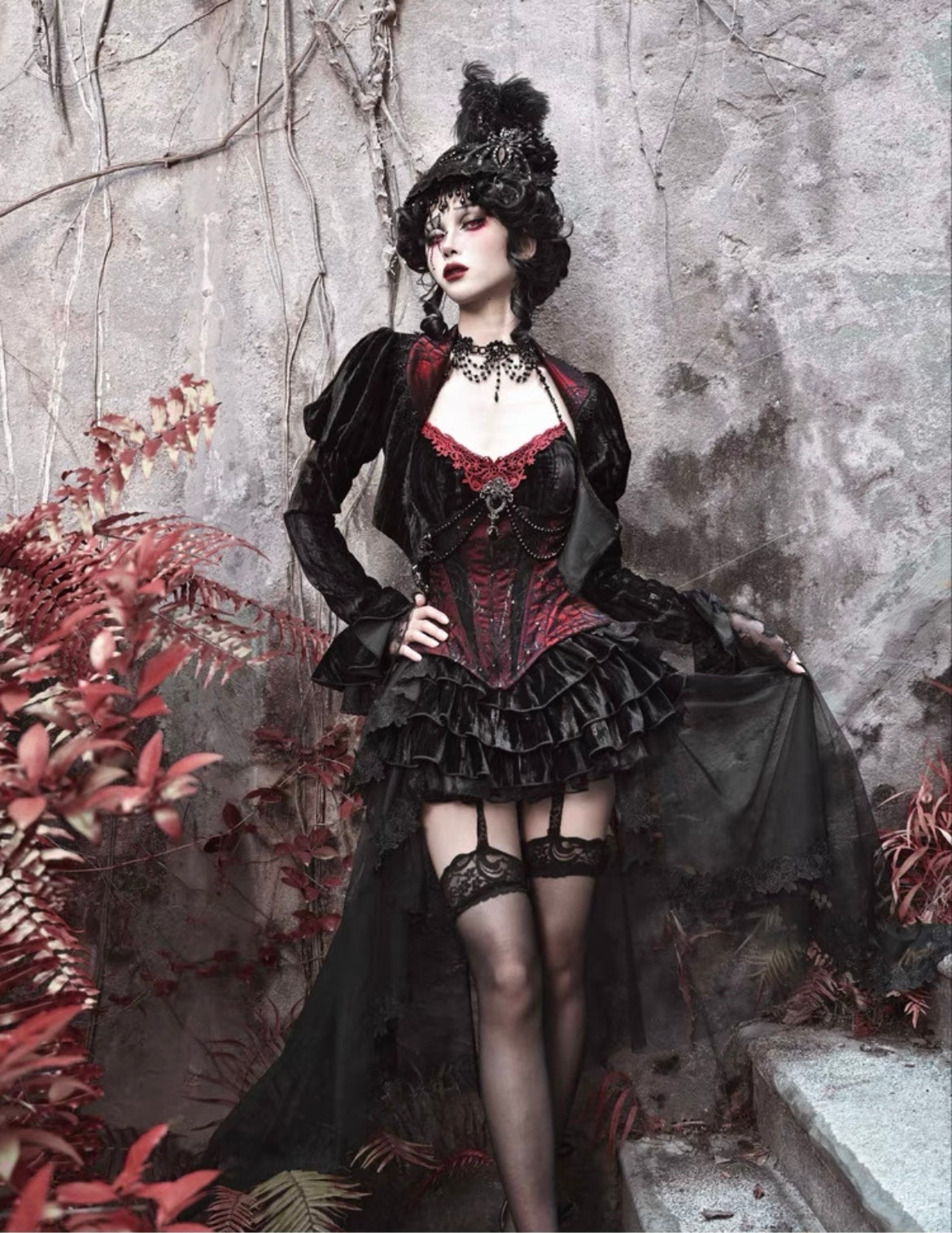Get trendy with [Blood Supply] Witchcraft Cardigan - Clothing available at Peiliee Shop. Grab yours for $47 today!