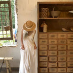 Get trendy with [Tailor Made] Pure Romance Handmade Cotton Dress -  available at Peiliee Shop. Grab yours for $89 today!