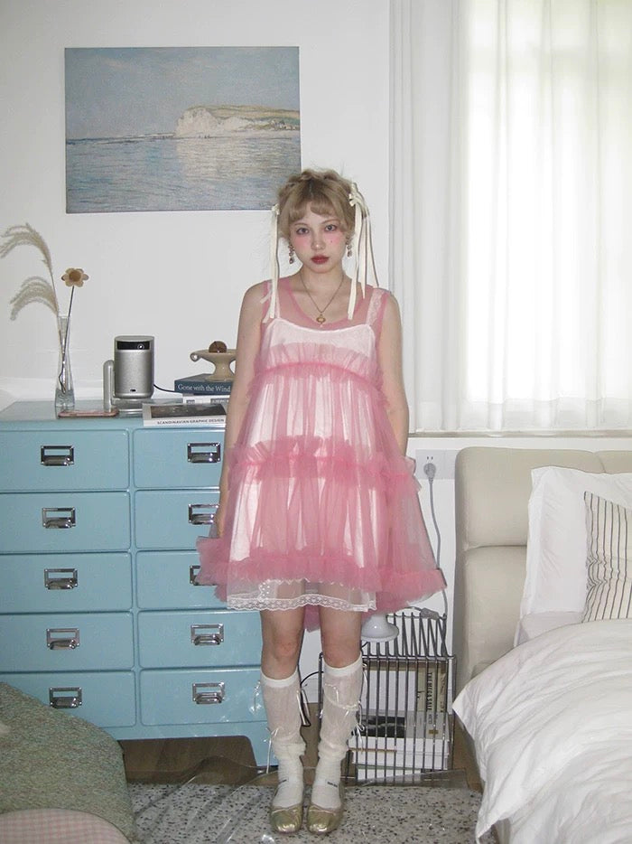 Get trendy with [August Unicorn] I’m not just a girl - transparent outer mini dress Christmas - Dresses available at Peiliee Shop. Grab yours for $62 today!
