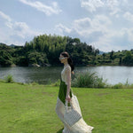 Get trendy with [SPOII UNOSA] Cottage Fairy Tale Lace Dress Holiday Dress Gown -  available at Peiliee Shop. Grab yours for $86 today!