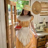 Sewing Diary Handmade Angelic Cotton Apron
