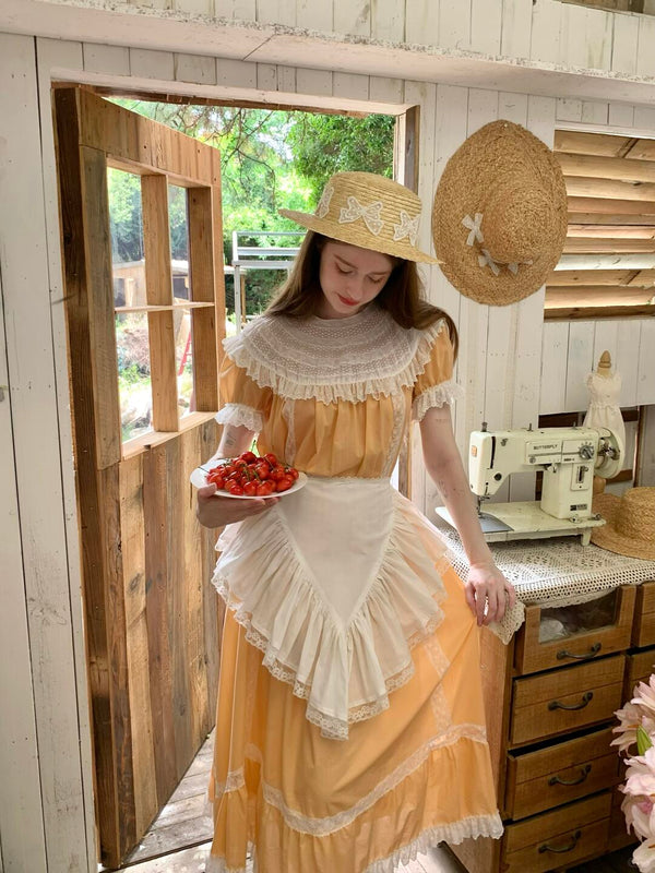 Sewing Diary Handmade Angelic Cotton Apron
