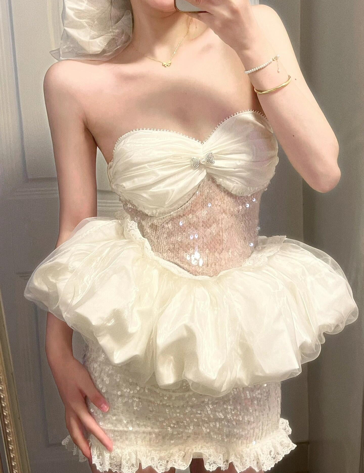 Get trendy with [Tailor Made] Mermaid Set -  available at Peiliee Shop. Grab yours for $108 today!