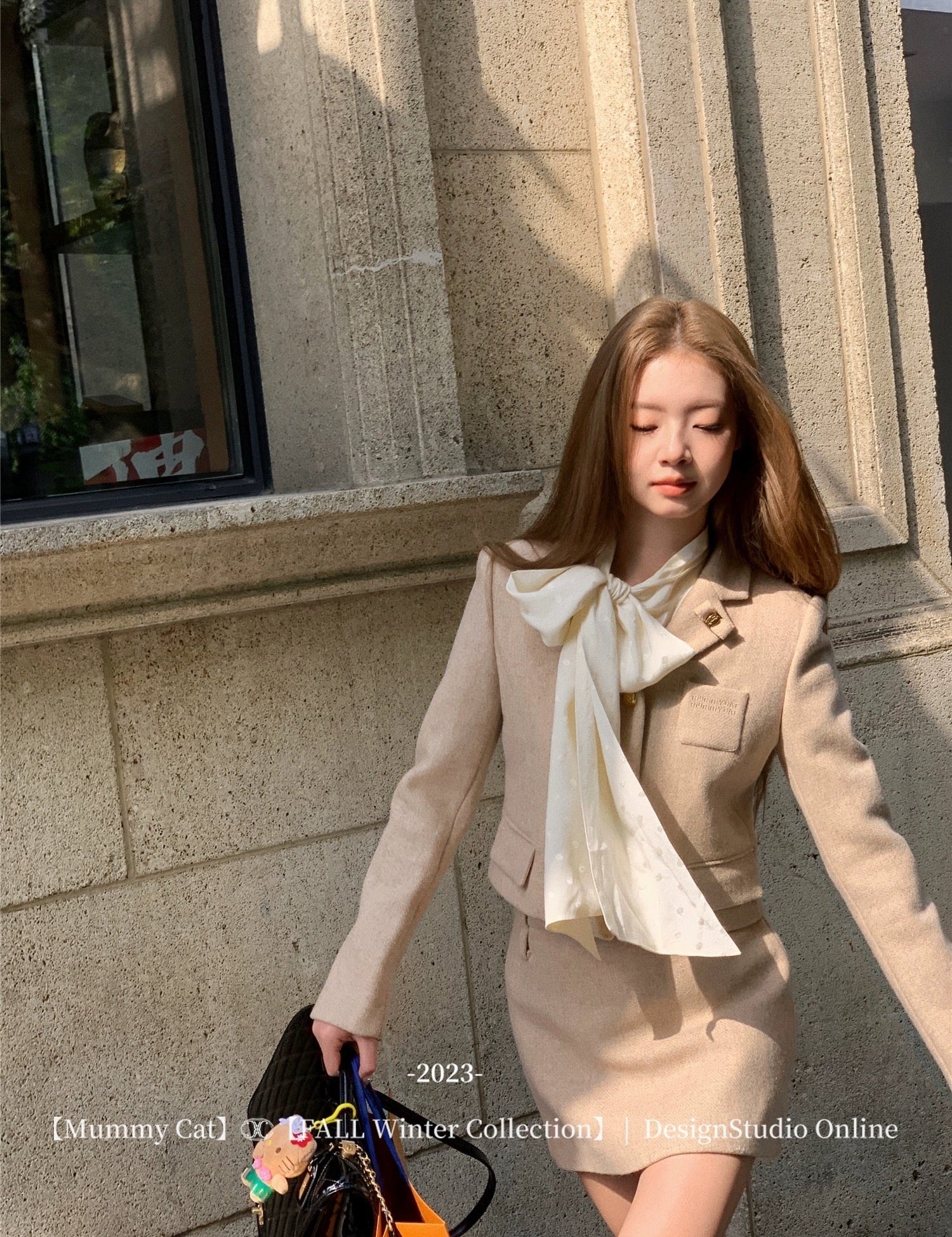 Get trendy with [Mummy Cat] Academy Chic Mélade Set -  available at Peiliee Shop. Grab yours for $48 today!