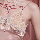 Blood Supply Pink Baroque Slip Dress