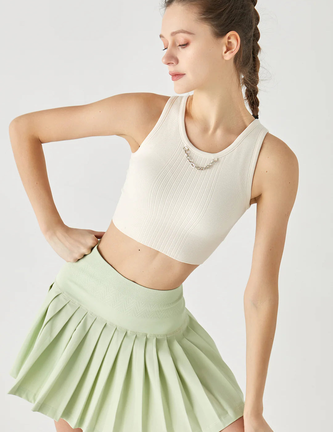 Get trendy with [Rexing x Peiliee Sport] Tennis Girl Breathable Seamless Knit Sports Bra with Built-in Cups -  available at Peiliee Shop. Grab yours for $26 today!