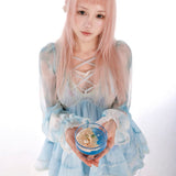 Rose Island Letter from the Moon Long sleeves Jellyfish Dress
