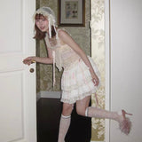 August Unicorn Rococo Lace 2 ways of wearing Cami top or mini skirt