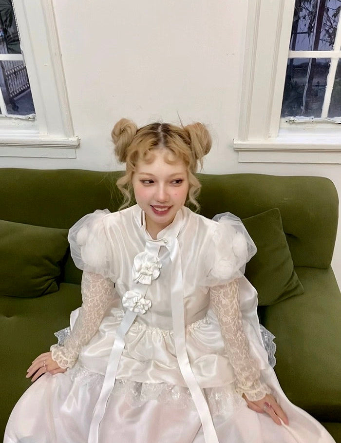 Get trendy with [August Unicorn] Wedding Birthday Cake Dress - Dresses available at Peiliee Shop. Grab yours for $268 today!