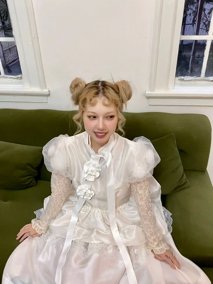 Get trendy with [August Unicorn] Wedding Birthday Cake Dress - Dresses available at Peiliee Shop. Grab yours for $268 today!