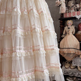 Sublunary Fake Heart Silk Dress Gown Set