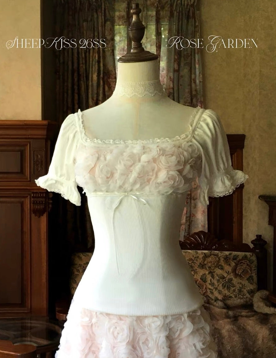 SheepKiss Morning Rose Garden Set