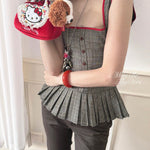 Get trendy with Self love baby - slim fit corset top - Shirts & Tops available at Peiliee Shop. Grab yours for $55 today!