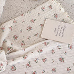 Get trendy with Floral Puff Cream Cake Cotton Shirt - Sweater available at Peiliee Shop. Grab yours for $16 today!