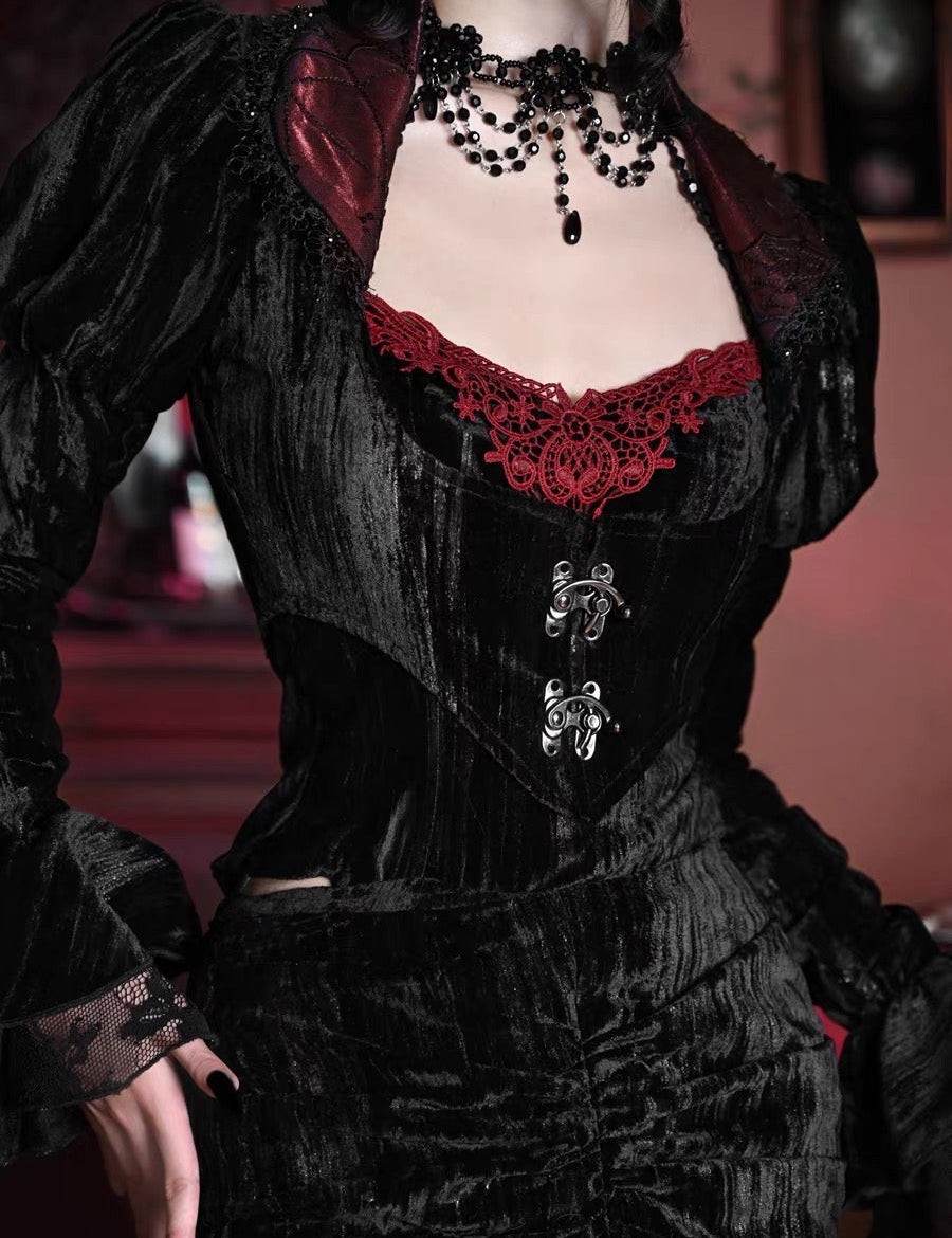 Get trendy with [Blood Supply] Witchcraft Cardigan - Clothing available at Peiliee Shop. Grab yours for $47 today!