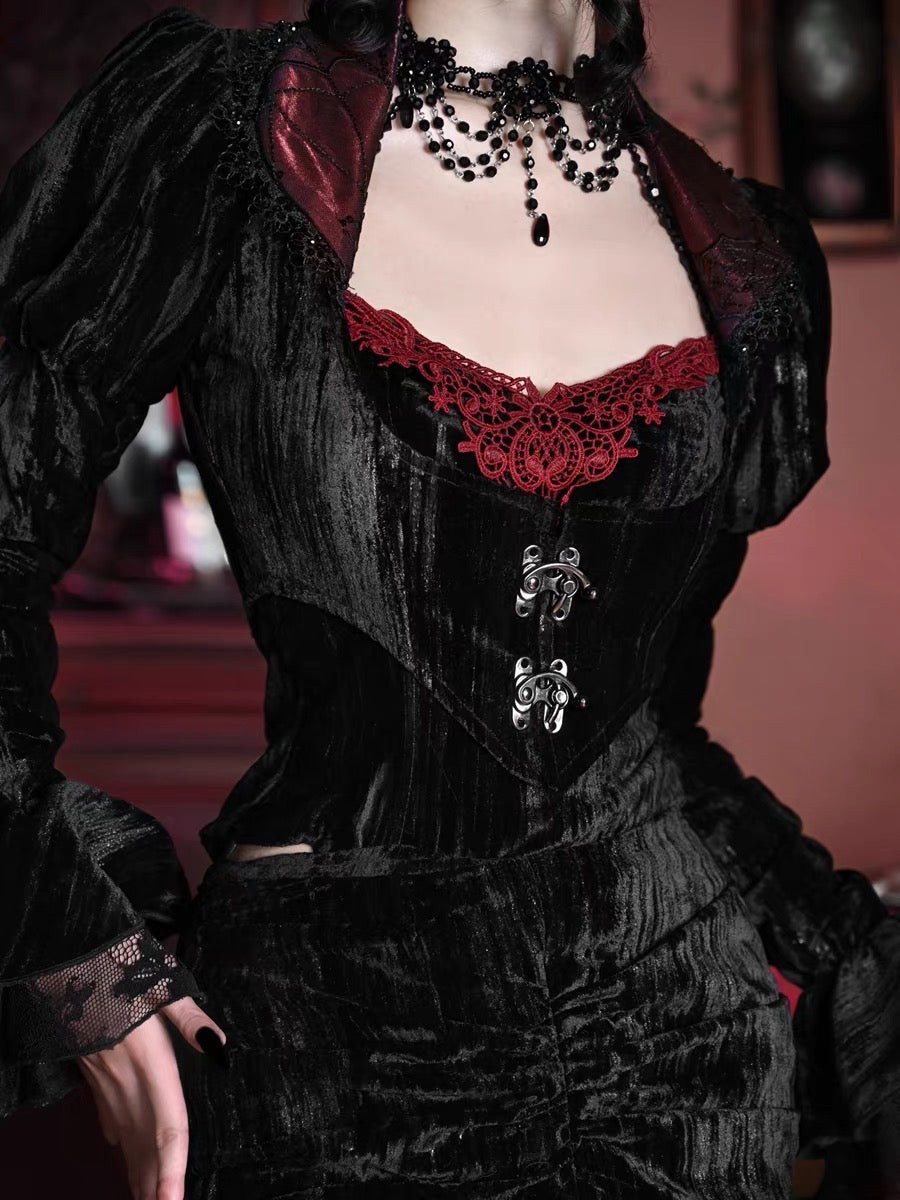 Get trendy with [Blood Supply] Witchcraft Cardigan - Clothing available at Peiliee Shop. Grab yours for $47 today!
