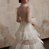 Fa Sogno Lueur de Lune Layered Tulle Skirt